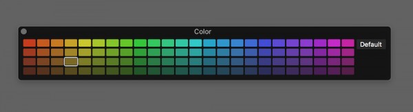 Logic Pro X - Colour Picker