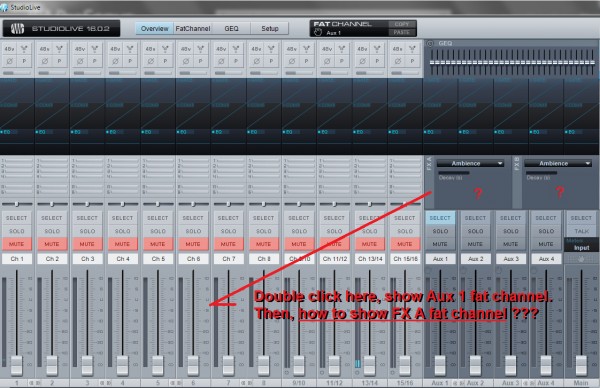 How to Select FX fat channel?