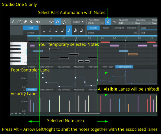 Select Part Automation with Notes