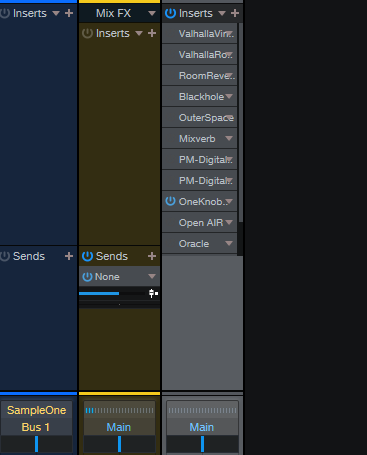 add fx channel and Insert more than 11plugins, there is a scrollbar even there is some space to show it up.